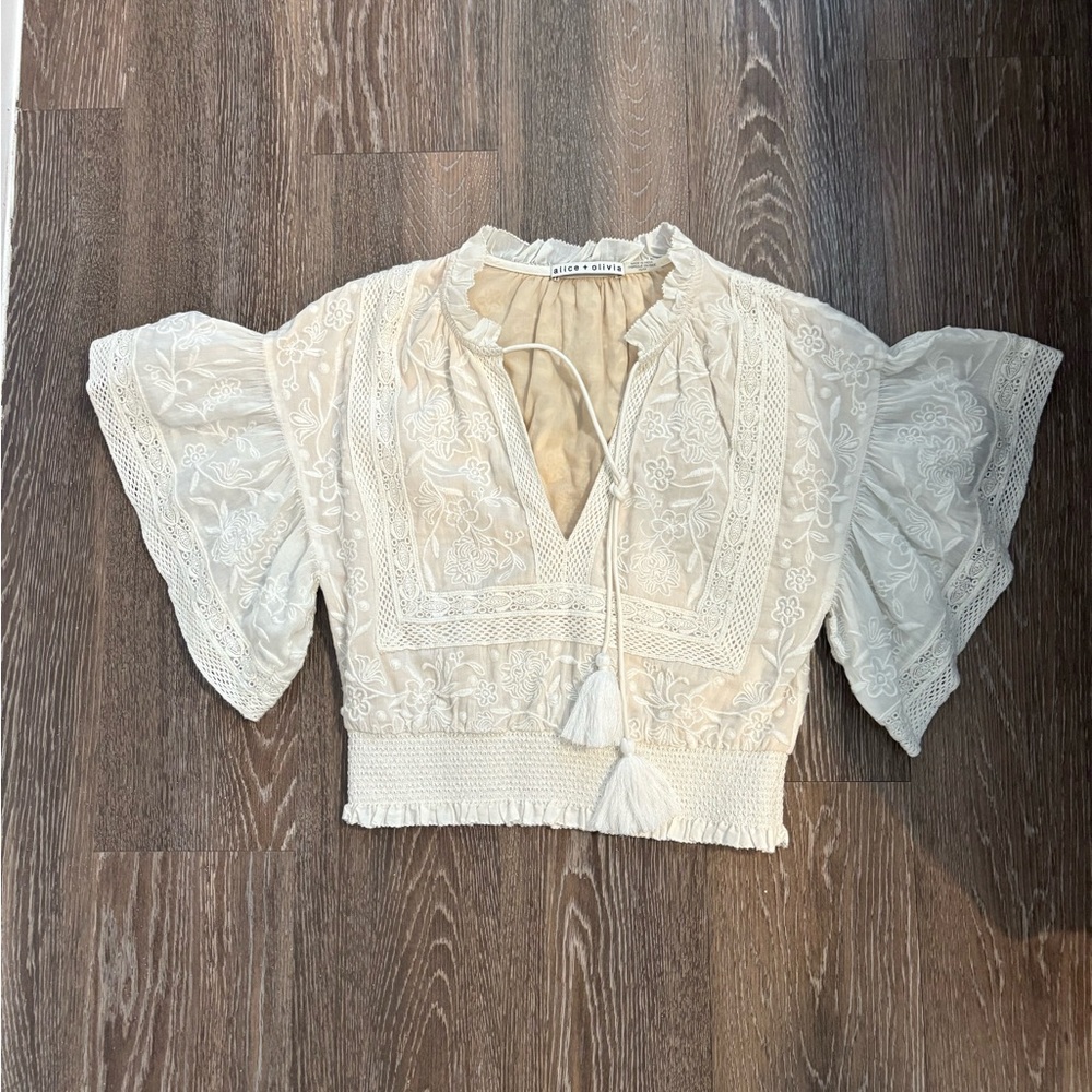 Alice & Olivia Tabitha Blouse